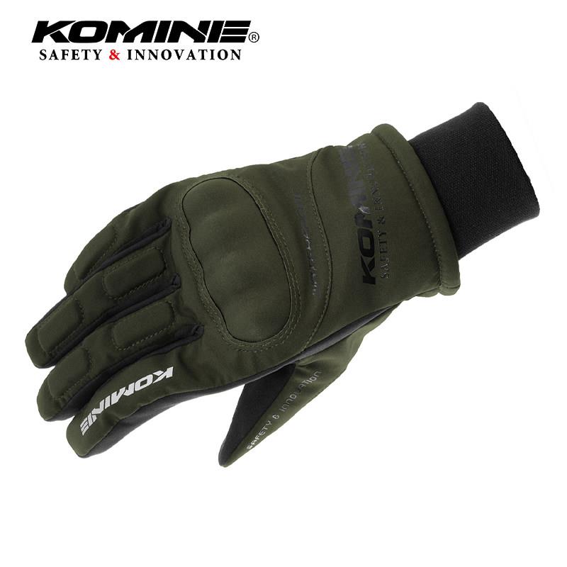 KOMINE骑行手套853摩旅保暖摩托机车818短款防摔耐磨触屏GK-816冬