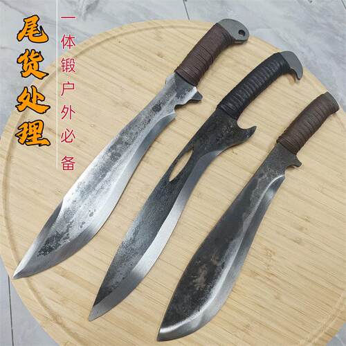 龙泉户外车载防身一体刀长短刀弹簧钢锻打唐横刀剑真硬刀未开刃