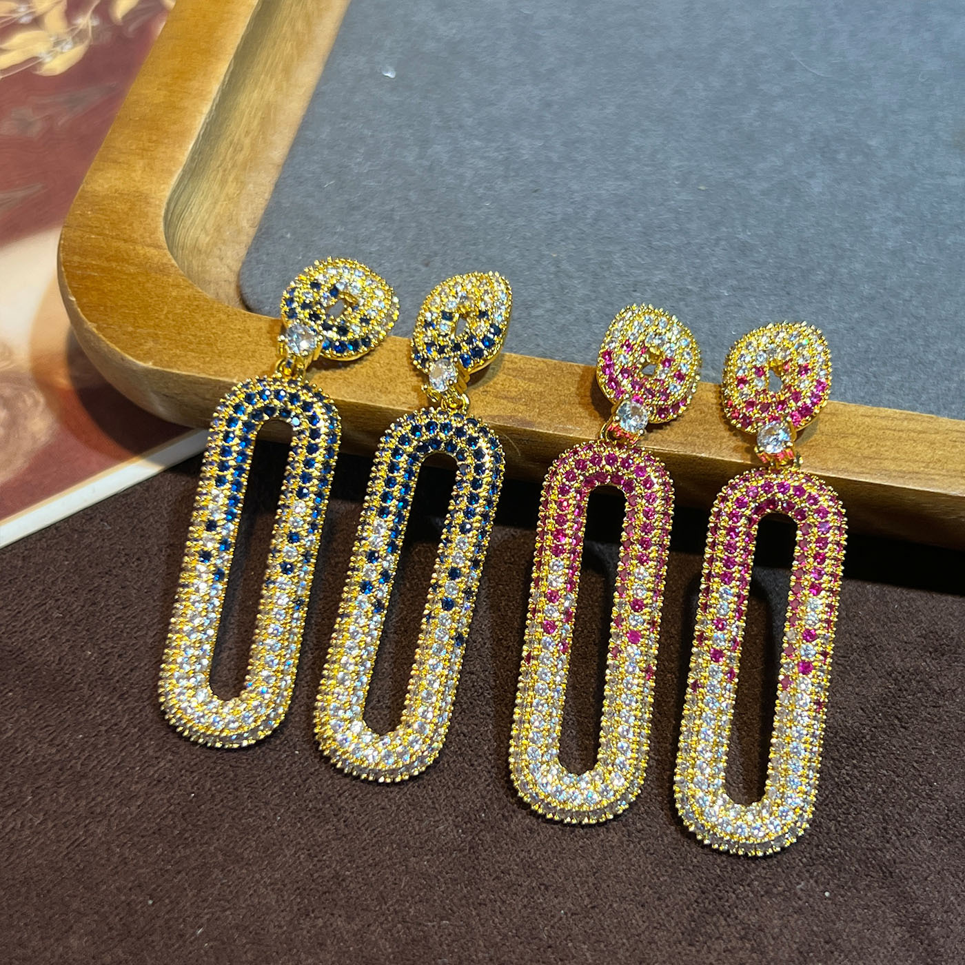 原创设计铜女「原创定制」耳环