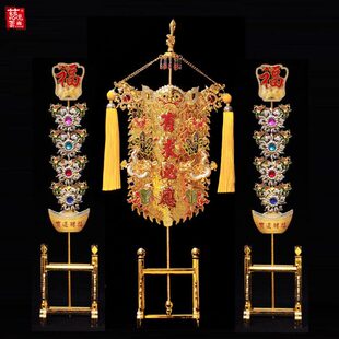 帅旗定制摆件天合金字体头圣母恭迎圣驾堂有求必应神坛旗旗上可