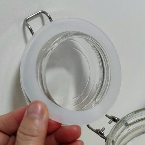硅胶垫圈密封罐储物罐硅胶垫圈专用防漏子橡胶垫圆形配件玻璃密封