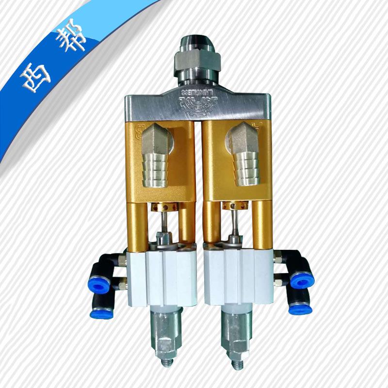 AB回吸可调式点胶阀大流量ab双液灌胶阀精密复动打胶阀点胶机阀