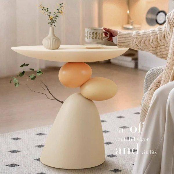 石来运转客厅落地摆件奶油风沙发旁边几收纳装饰品茶几级感家居,饰品/流行首饰/时尚饰品新,摆件,淘宝优惠券,粉丝福利购,淘宝优惠卷