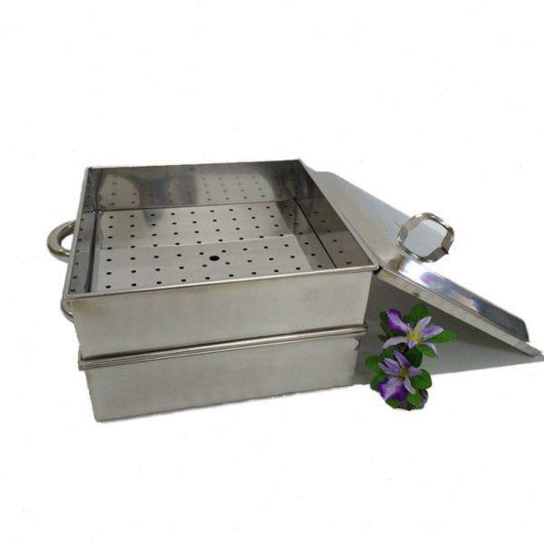 不锈钢蒸笼方形蒸屉蒸格冲孔笼笼盖正方形蒸笼点心笼33×33cm,厨房/烹饪用具,蒸格/蒸片/蒸架,淘宝优惠券,粉丝福利购,淘宝优惠卷