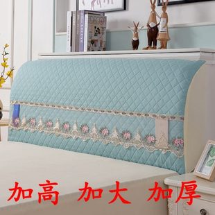 通用 厂促ll床头罩加加大简约现1.8m床头套防尘罩木板软包床头欧式
