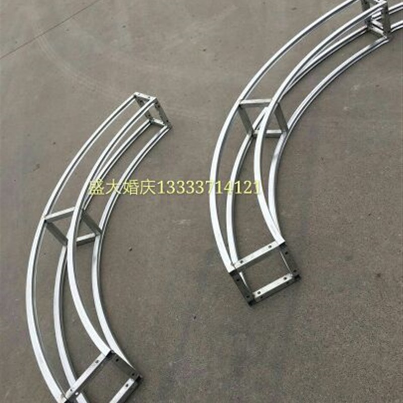 圆形桁架弧形桁架钢铁桁架圆形舞台背景架装饰桁架定做