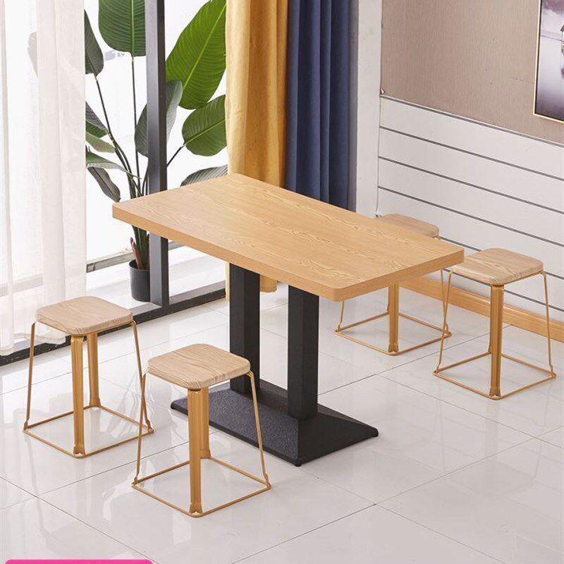 奶茶甜品店现代饭厅桌子家用桌椅套装面馆快餐桌椅组合厂家长方桌,住宅家具,板木餐桌,淘宝优惠券,粉丝福利购,淘宝优惠卷