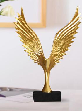大鹏展翅鹰现代简约大展宏图创意家居小摆件客厅办公室酒柜装饰品