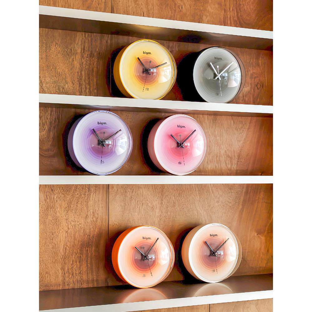 sort中国bigm可爱渐变太空泡泡钟创意静音挂钟现代时尚popo clock