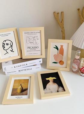 in风艺术桌框墙挂7英寸创意装饰斯堪的纳维亚相框配套装饰卧室房