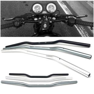 覆古22mm车把CG机车低把22mm通用龙头把覆古铝合金方向把车把