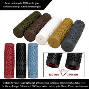 摩托车TPU材质手把胶22mm25mm加油转把油门把套奔达黄龙大地鹰王