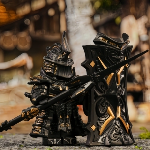 恶魔之魂高塔骑士兵中古盔甲盾牌中世纪积木乐高人仔模型玩具手办