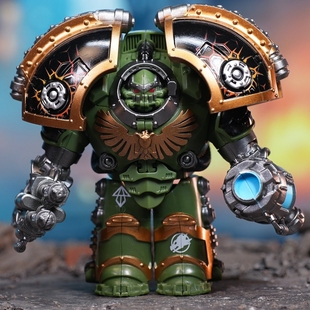 战锤40k星际战士火蜥蜴土星终结者战棋第三方拼装积木人仔玩具