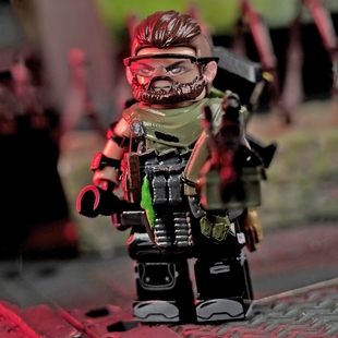 三角洲行动乌鲁鲁巡飞弹小手办威龙红狼周边模型乐高人仔积木玩具