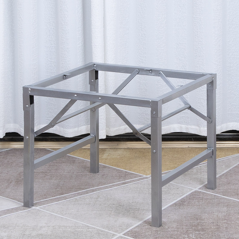 正方形餐桌 家用折叠餐桌腿 桌腿支架 桌腿架  铁艺桌腿 餐台架子