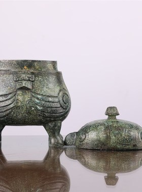 山西省博物馆及文创特小号文创产品鸮卣博物馆古玩收藏铜祥德制造