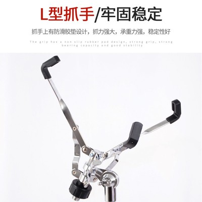 音鲨加高军加粗加厚小军鼓支架哑架子鼓