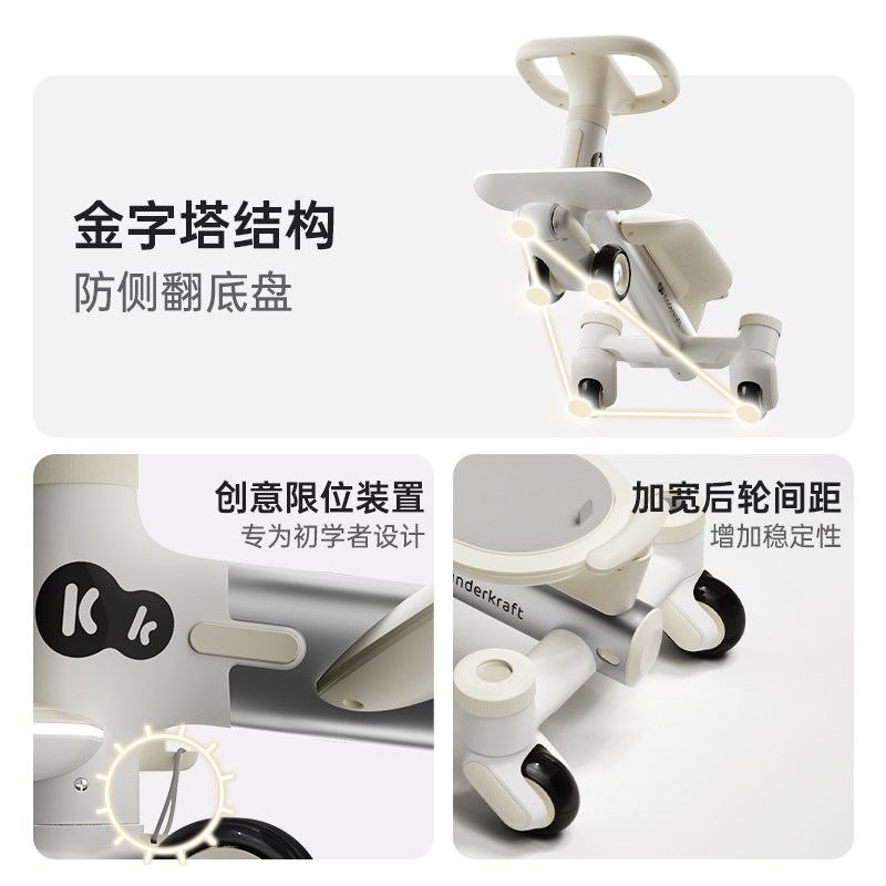 KK扭扭车2024新款儿童溜溜车大人可坐双人带推杆宝宝防侧翻摇摇车