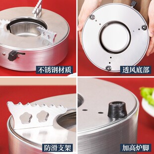酒精炉小火锅干锅锅具装酒店餐具锅仔锅灯炉子固体