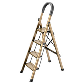 梯子梯伸缩字梯室内铝合金加厚四五步便携小