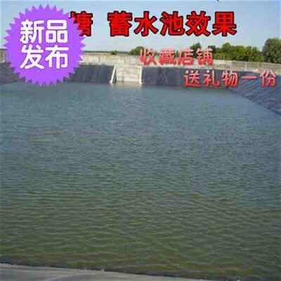 防渗膜土工膜防渗膜鱼池鱼塘膜池塘品新防水布复合黑色