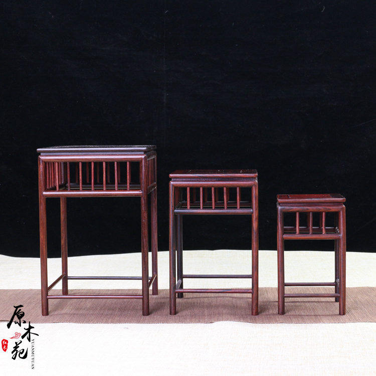 红木实木工艺品微型盆景底座瓶文玩古玩玉器展示底架小几,家居饰品,木雕,淘宝优惠券,粉丝福利购,淘宝优惠卷