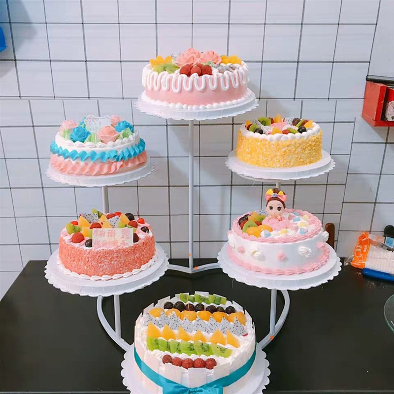 欧式创意铁艺蛋糕架子三六八十层婚庆生日多层蛋糕架甜品台展示架