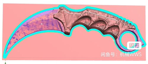 UG2312 网红爪子刀玩具 三轴上机刀路图档