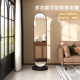 级感旋转穿衣镜全身落地镜女生卧室挂衣架一体置物大镜子