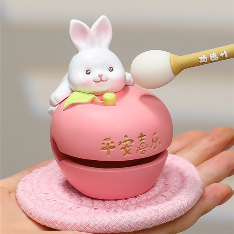 情绪稳定物木鱼解压敲儿童男女办公室桌面装饰摆件书房物