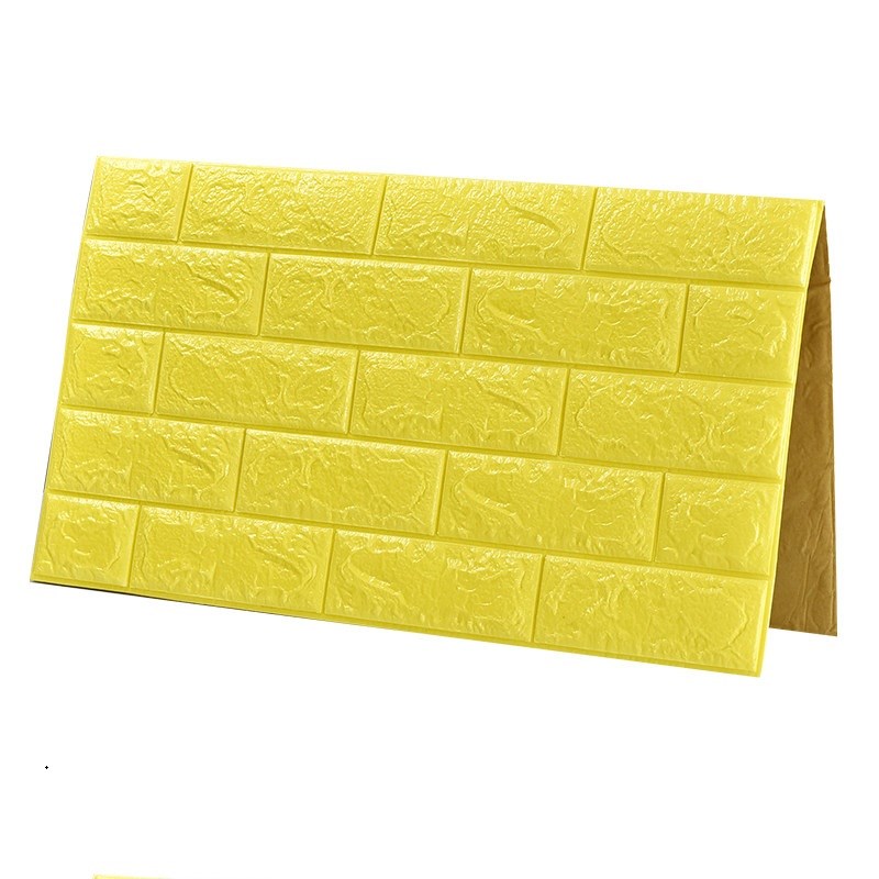 3d立体墙贴客厅卧室温馨自粘墙纸壁纸背景墙砖纹防水泡沫自贴贴纸