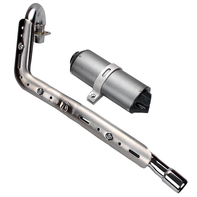 铝合金排气管消音器i小型越野摩托车CRF BBR TTR 通用改装50125C