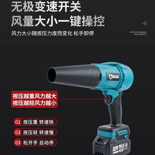 涵道无刷暴风机大功率鼓风机除尘利器涡轮风扇吹尘风枪吹风机风炮