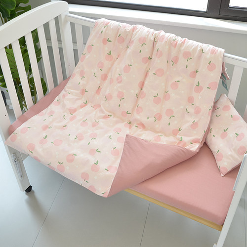 婴儿被套纯棉A类针织柔软儿童床品新生儿宝宝被罩床单幼儿园定制