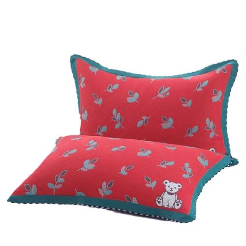 全包枕套一对纯棉纱布4874加大成人家用枕芯内胆套透气吸汗枕头套