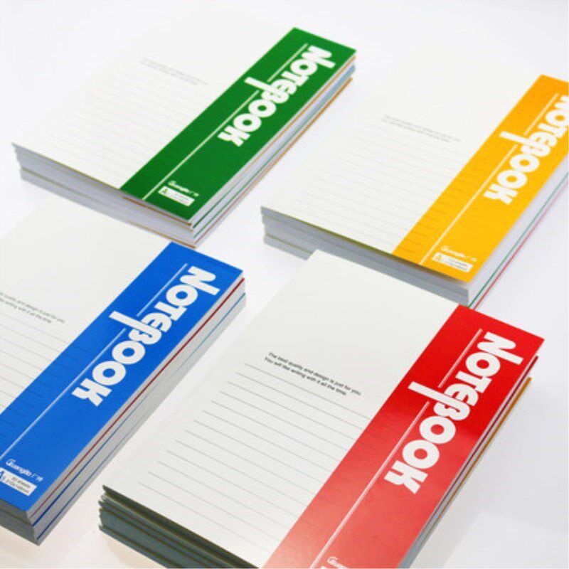 40型简约A5软面抄80页笔记本无线装订厚本办公学生写字本写作本