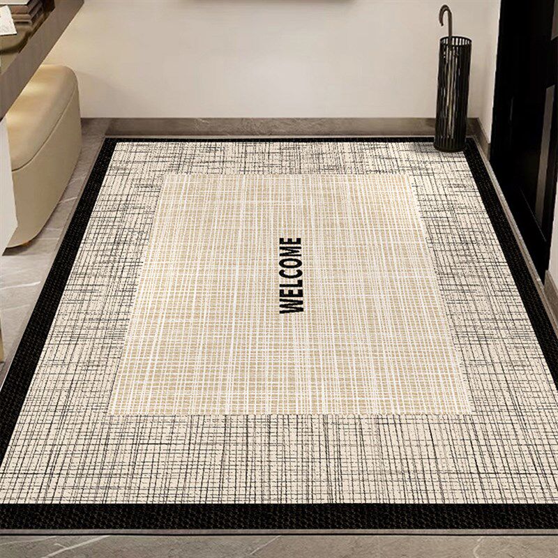 超薄特薄1mm不卡入户门地毯进门门口家用脚垫PVC防水防滑皮革地垫