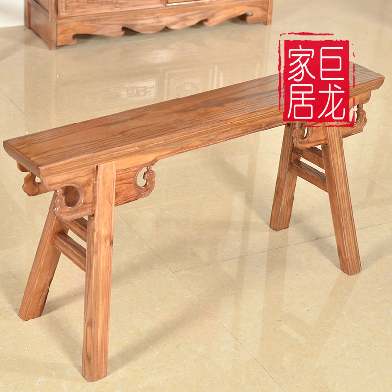 马鞍凳长条凳全实木凳仿古鼓凳榫卯结构中式小矮凳便携式小凳古凳