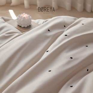 四件套床单被套床上用品4 DOREYA朵芮雅A类阿克苏长绒棉法式