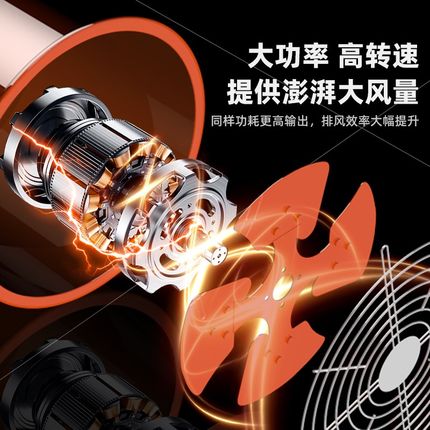 轴流风机岗位式风机大功率工业趴地风机排风扇排气扇工业风扇220V