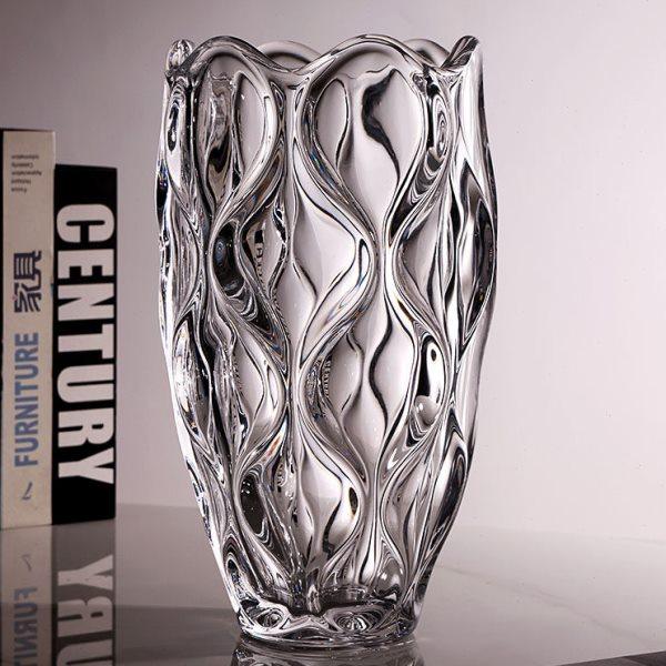 简约创意水晶玻璃花瓶高档家用插花瓶水养鲜花器玄关餐桌装饰摆件,家居饰品,花瓶,淘宝优惠券,粉丝福利购,淘宝优惠卷