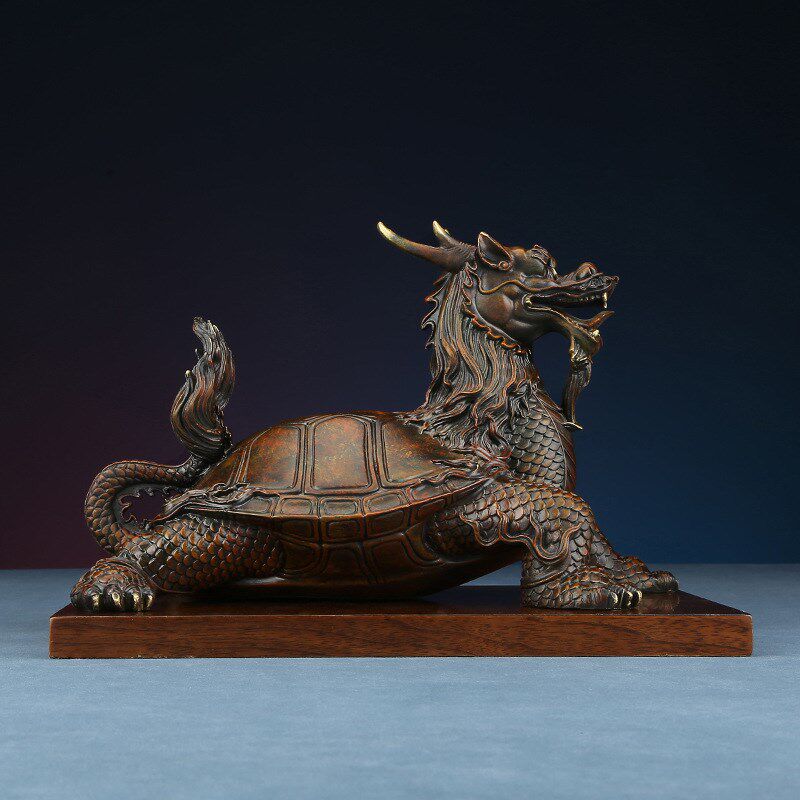 龙头龟黄铜龙龟客厅办公室家居工艺品业礼品,家居饰品,桌面摆件,淘宝优惠券,粉丝福利购,淘宝优惠卷