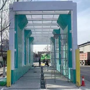 龙门工地车辆冲洗设备工地全自动洗轮机搅拌站洗车平台