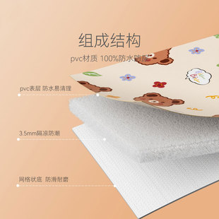 宠物地垫防水防尿猫笼垫猫砂垫狗笼垫板防潮防滑围栏狗狗垫子
