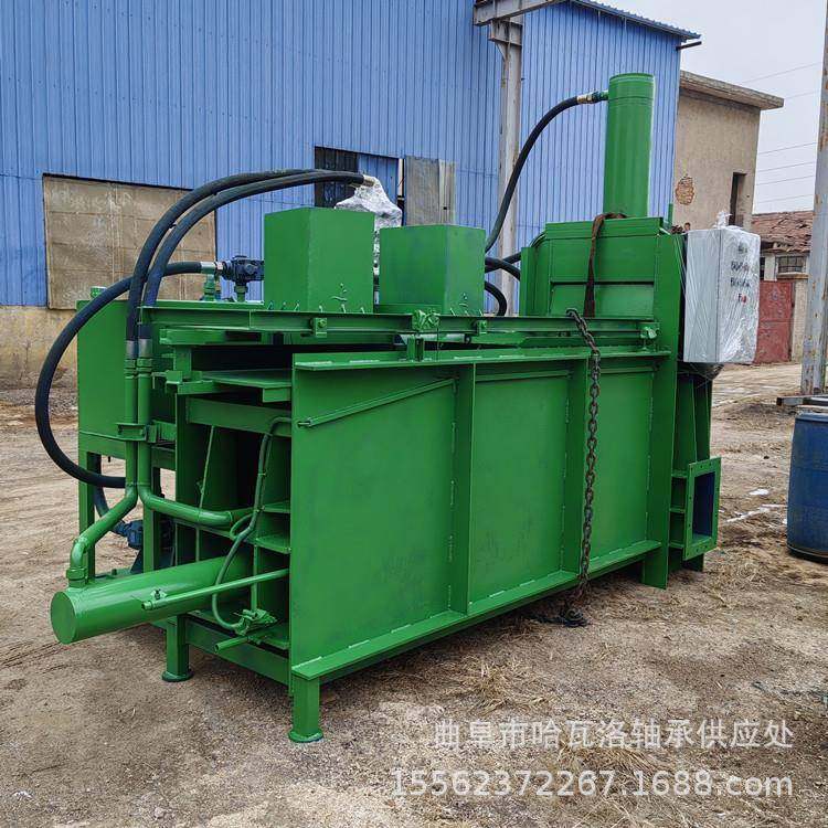 三缸蒜皮打包压块机牛羊养殖饲料打包机麦草牧草打包套袋机
