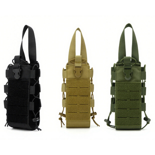 molle战术户外多功能便携水壶杯套背包收纳包斜挎骑行水壶收纳包