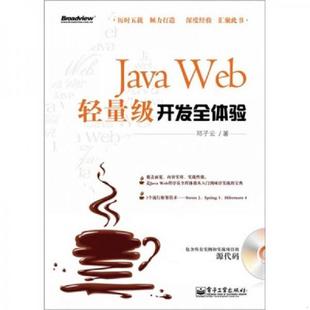 9787121147494 Web轻量级开发全体验 邓子云 著 社 库存绝版 电子工业出版 书Java