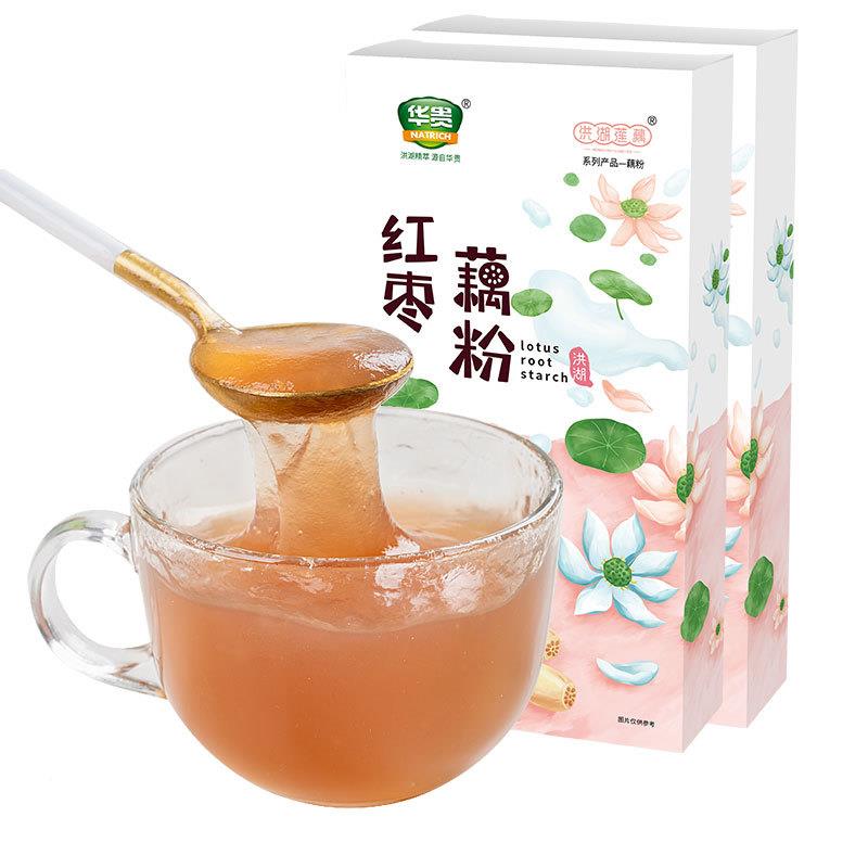 粉【华贵】红枣藕粉湖200g洪莲藕洪湖农家藕植VIQ早晚物代餐粉