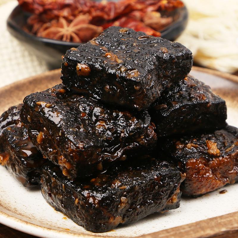 2g长臭豆腐开袋即食小吃湖南特产网红零食5沙经典ECL黑长色沙臭干